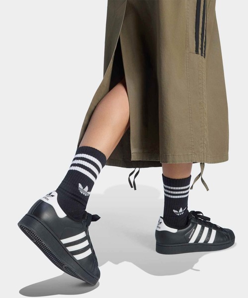adidas(アディダス)の「パラシュート スカート / アディダスオリジナルス adidas Originals(スカート・レディース・グリーン・XX-LARGE/X-LARGE/LARGE/MEDIUM/SMALL/3XL)」の6枚目の写真