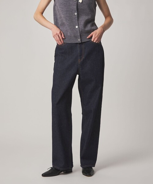 Steven Alan(スティーブンアラン)の「<Steven Alan>コットン ストレート デニムパンツ(デニムパンツ・レディース・グレー/ネイビー・XS/S/M/L)」の4枚目の写真
