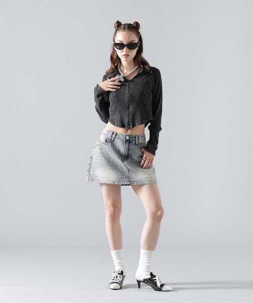 ROYAL FLASH(ロイヤルフラッシュ)の「MAVYTH/メヴィス/PATTERN LS(Tシャツ/カットソー・レディース・チャコールグレー・F)」の3枚目の写真