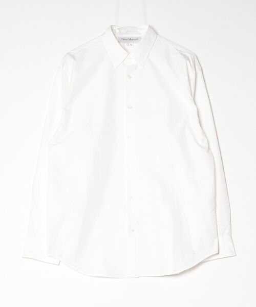 New Manual(ニューマニュアル)の「New Manual(ニューマニュアル)DRESS SHIRT(シャツ/ブラウス・メンズ・ホワイト・M)」の1枚目の写真