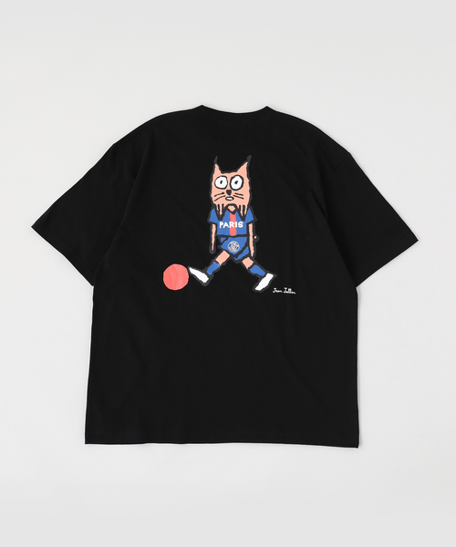PARIS SAINT-GERMAIN(パリサンジェルマン)の「《追加》JEAN JULIEN x PSG TEE 1(Tシャツ/カットソー・メンズ・ブラック/ネイビー・MEDIUM/LARGE/X-LARGE)」の1枚目の写真