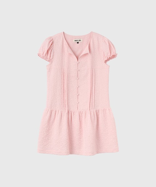 GENERAL IDEA(ジェネラルアイデア)の「【GENERAL IDEA】フローラルキャップスリーブミニワンピース / FLORAL CAP SLEEVE MINI DRESS(ワンピース・レディース・ホワイト/ブラック/ピンク・L/M/S)」の16枚目の写真