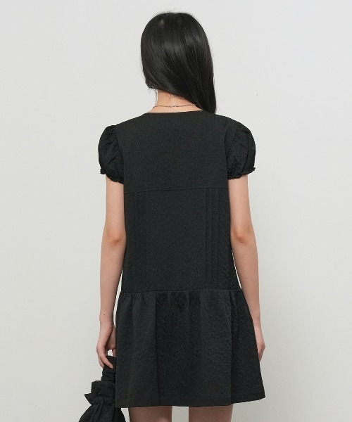GENERAL IDEA(ジェネラルアイデア)の「【GENERAL IDEA】フローラルキャップスリーブミニワンピース / FLORAL CAP SLEEVE MINI DRESS(ワンピース・レディース・ホワイト/ブラック/ピンク・L/M/S)」の8枚目の写真
