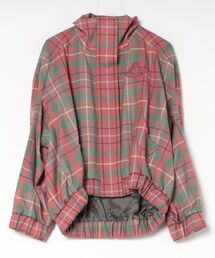 TARTAN CHECK オーブパッチブルゾン