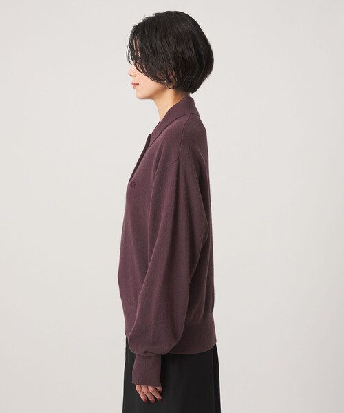 LACOSTE(ラコステ)の「【別注】<LACOSTE>ポロニット(ニット/セーター・レディース・レッド/ダークブラウン/ネイビー・FREE)」の16枚目の写真