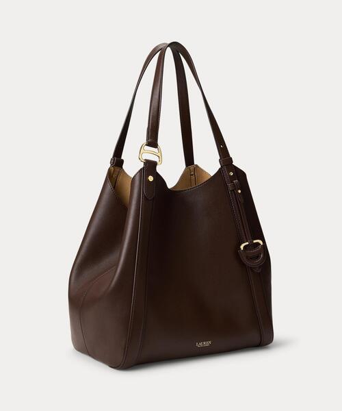 LAUREN RALPH LAUREN(ローレン ラルフ ローレン)の「ナッパ レザー ラージ Tasha トート バッグ(トートバッグ・レディース・ブラウン・ONE)」の10枚目の写真