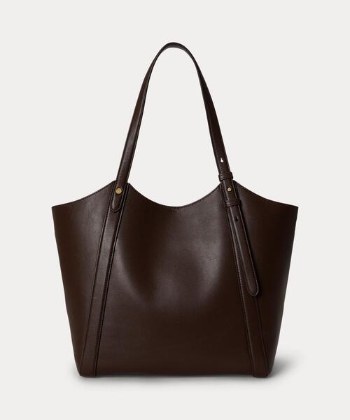 LAUREN RALPH LAUREN(ローレン ラルフ ローレン)の「ナッパ レザー ラージ Tasha トート バッグ(トートバッグ・レディース・ブラウン・ONE)」の9枚目の写真