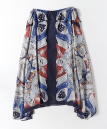 C'ESTBIEN（セビアン）の「CEST.B:scarf print cotton SK（スカート）」