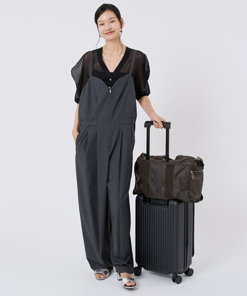 LeSportsac(レスポートサック)の「ESSENTIAL MEDIUM DUFFLE ダークチョコレートC(ボストンバッグ・レディース・ブラウン・FREE)」の4枚目の写真
