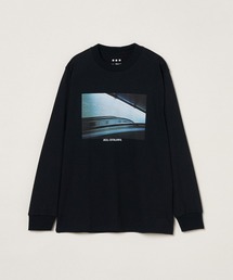 three dots（スリードッツ）の「【unisex】グラフィック ロングスリーブTシャツ（Tシャツ/カットソー）」