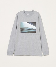 three dots（スリードッツ）の「【unisex】グラフィック ロングスリーブTシャツ（Tシャツ/カットソー）」