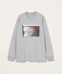 three dots（スリードッツ）の「【unisex】グラフィック ロングスリーブTシャツ（Tシャツ/カットソー）」