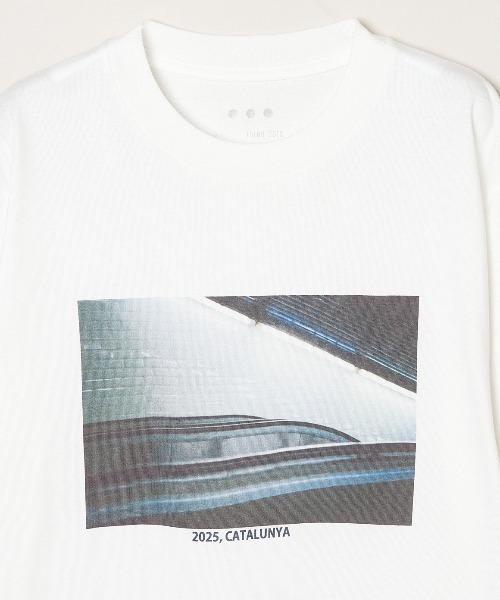 three dots(スリードッツ)の「【unisex】グラフィック ロングスリーブTシャツ(Tシャツ/カットソー・レディース・グレー系その他/ブラック系その他/ブラック系その他2・LARGE/X-SMALL/MEDIUM/SMALL)」の7枚目の写真