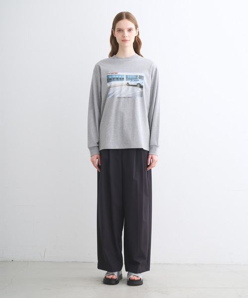 three dots(スリードッツ)の「【unisex】グラフィック ロングスリーブTシャツ(Tシャツ/カットソー・レディース・グレー系その他/ブラック系その他/ブラック系その他2・LARGE/X-SMALL/MEDIUM/SMALL)」の16枚目の写真