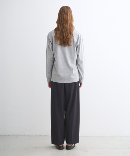 three dots(スリードッツ)の「【unisex】グラフィック ロングスリーブTシャツ(Tシャツ/カットソー・レディース・グレー系その他/ブラック系その他/ブラック系その他2・LARGE/X-SMALL/MEDIUM/SMALL)」の18枚目の写真