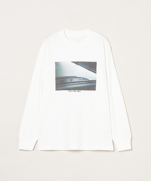 three dots(スリードッツ)の「【unisex】グラフィック ロングスリーブTシャツ(Tシャツ/カットソー・レディース・グレー系その他/ブラック系その他/ブラック系その他2・LARGE/X-SMALL/MEDIUM/SMALL)」の5枚目の写真