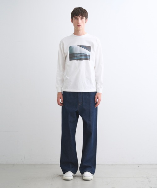 three dots(スリードッツ)の「【unisex】グラフィック ロングスリーブTシャツ(Tシャツ/カットソー・レディース・グレー系その他/ブラック系その他/ブラック系その他2・LARGE/X-SMALL/MEDIUM/SMALL)」の22枚目の写真
