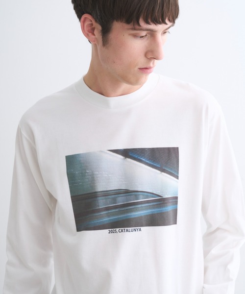 three dots(スリードッツ)の「【unisex】グラフィック ロングスリーブTシャツ(Tシャツ/カットソー・レディース・グレー系その他/ブラック系その他/ブラック系その他2・LARGE/X-SMALL/MEDIUM/SMALL)」の20枚目の写真
