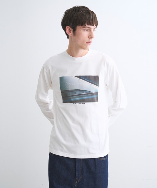 three dots(スリードッツ)の「【unisex】グラフィック ロングスリーブTシャツ(Tシャツ/カットソー・レディース・グレー系その他/ブラック系その他/ブラック系その他2・LARGE/X-SMALL/MEDIUM/SMALL)」の19枚目の写真
