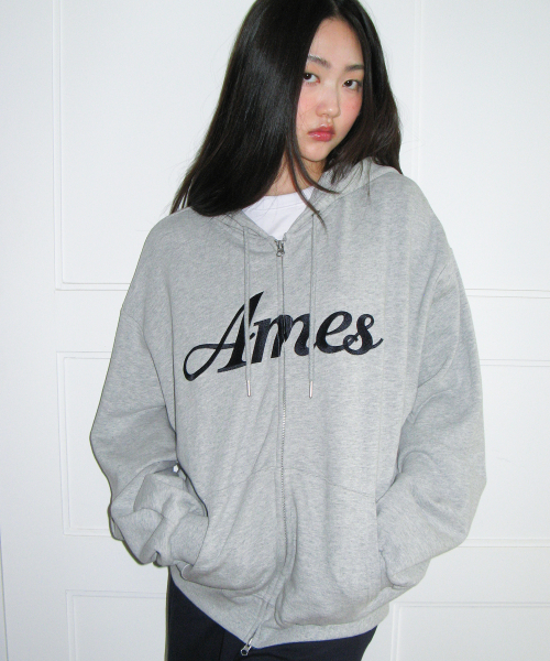 AMESWORLDWIDE(アメスワールドワイド)の「STANDARD LOGO HOODIE ZIP-UP GREY(パーカー・レディース・その他・SMALL/MEDIUM)」の17枚目の写真