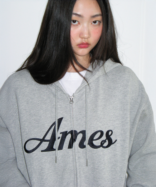 AMESWORLDWIDE(アメスワールドワイド)の「STANDARD LOGO HOODIE ZIP-UP GREY(パーカー・レディース・その他・SMALL/MEDIUM)」の15枚目の写真