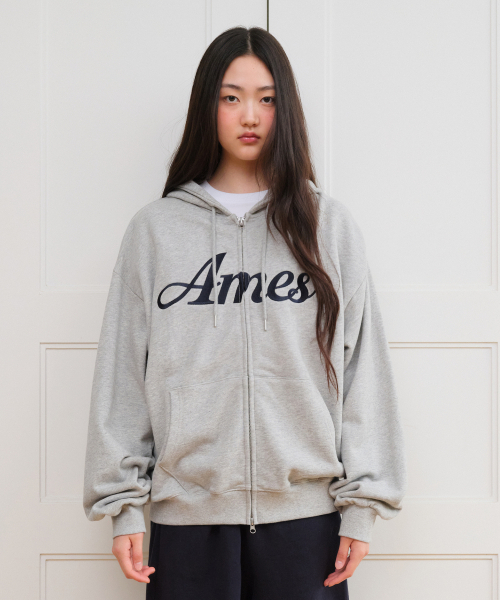 AMESWORLDWIDE(アメスワールドワイド)の「STANDARD LOGO HOODIE ZIP-UP GREY(パーカー・レディース・その他・SMALL/MEDIUM)」の13枚目の写真
