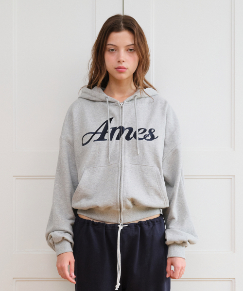 AMESWORLDWIDE(アメスワールドワイド)の「STANDARD LOGO HOODIE ZIP-UP GREY(パーカー・レディース・その他・SMALL/MEDIUM)」の12枚目の写真