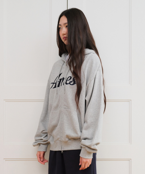 AMESWORLDWIDE(アメスワールドワイド)の「STANDARD LOGO HOODIE ZIP-UP GREY(パーカー・レディース・その他・SMALL/MEDIUM)」の11枚目の写真