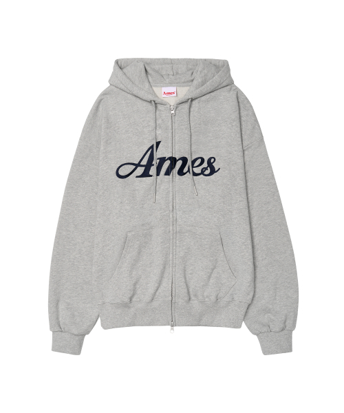 AMESWORLDWIDE(アメスワールドワイド)の「STANDARD LOGO HOODIE ZIP-UP GREY(パーカー・レディース・その他・SMALL/MEDIUM)」の3枚目の写真