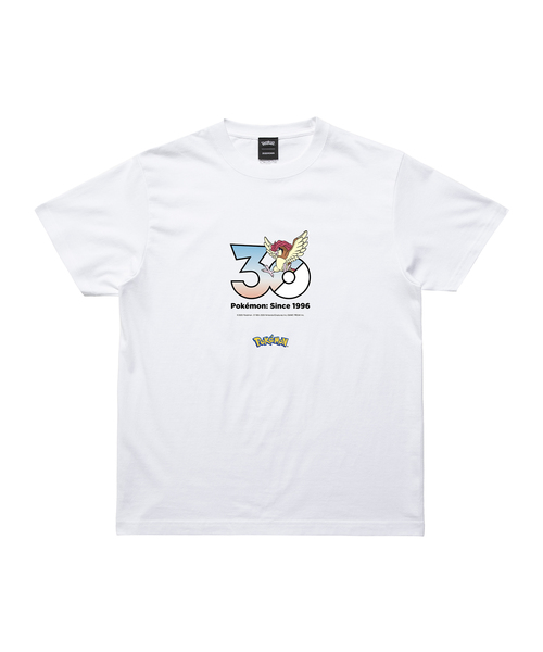 ZOZOSPOT(ゾゾスポット)の「Pokemon 30th Anniversary 1025 T-shirt 「ピジョン」(Tシャツ/カットソー・レディース・ホワイト・100cm/110cm/120cm/130cm/140cm/150cm/SMALL/MEDIUM/LARGE/X-LARGE/XX-LARGE/XXX-LARGE/160cm)」の1枚目の写真