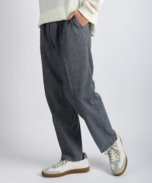 WESTSEA(ウエストシー)の「麻混 ストレートイージーパンツ ウエストゴム リラックスパンツ ファスナー付(その他パンツ・メンズ・グレイッシュブルー/ブラック/ネイビー/ミックスグレー・M/LL/L)」の18枚目の写真