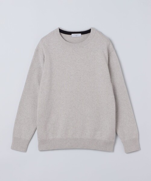 SHIPS(シップス)の「〈洗濯機可能〉ソリッド コットン カシミヤ クルーネック 26AW(ニット/セーター・メンズ・ブラウン系/ライトグレー/ダークグレー/グリーン/コバルトブルー/ネイビー・SMALL/MEDIUM/LARGE/X-LARGE)」の7枚目の写真