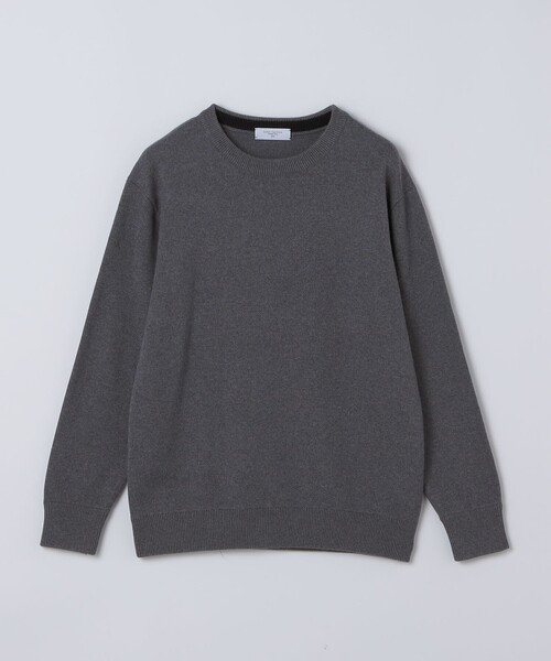 SHIPS(シップス)の「〈洗濯機可能〉ソリッド コットン カシミヤ クルーネック 26AW(ニット/セーター・メンズ・ブラウン系/ライトグレー/ダークグレー/グリーン/コバルトブルー/ネイビー・SMALL/MEDIUM/LARGE/X-LARGE)」の13枚目の写真
