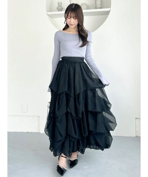 dazzlin（ダズリン）の「パールストラップパンプス（パンプス・レディース・ブラック/アイボリー・MEDIUM/LARGE）」の14枚目の写真