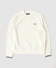FRED PERRY / フレッドペリー TIPPED CREWNECK SWEATSHIRT