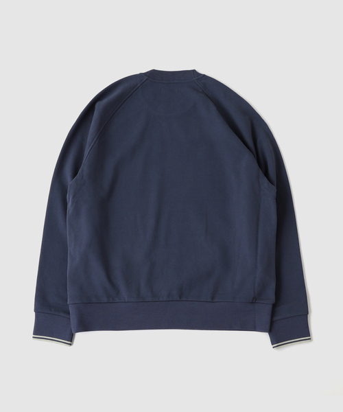 417 EDIFICE（フォーワンセブンエディフィス）の「FRED PERRY / フレッドペリー TIPPED CREWNECK SWEATSHIRT（スウェット・メンズ・ネイビー/カーキ/アイボリー・MEDIUM/LARGE）」の20枚目の写真