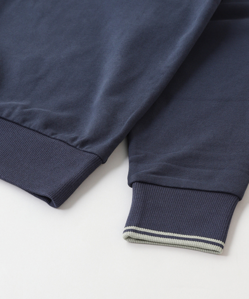 417 EDIFICE（フォーワンセブンエディフィス）の「FRED PERRY / フレッドペリー TIPPED CREWNECK SWEATSHIRT（スウェット・メンズ・ネイビー/カーキ/アイボリー・MEDIUM/LARGE）」の21枚目の写真