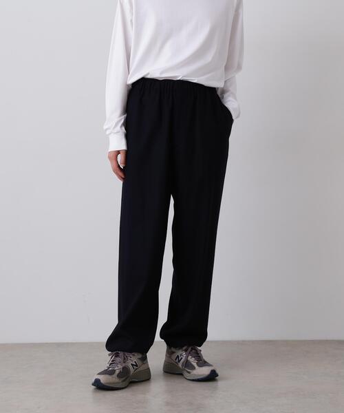 YLEVE（イレーヴ）の「YLEVE / SUPER120's WOOL FLANNEL EASY TROUSERS（その他パンツ・メンズ・グレー/ネイビー・3/4/5）」の5枚目の写真