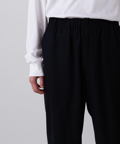 YLEVE（イレーヴ）の「YLEVE / SUPER120's WOOL FLANNEL EASY TROUSERS（その他パンツ・メンズ・グレー/ネイビー・3/4/5）」の8枚目の写真