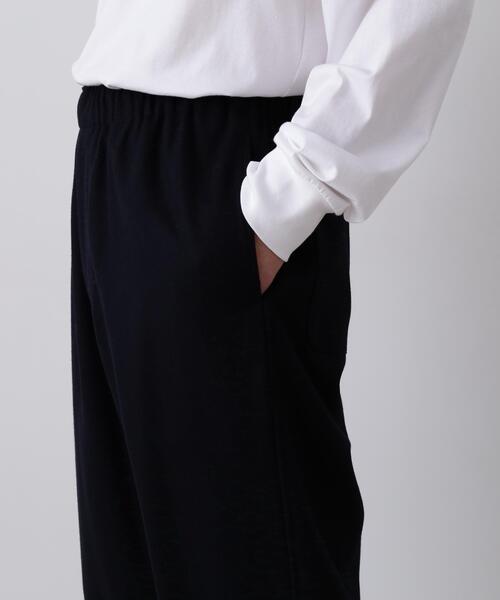 YLEVE（イレーヴ）の「YLEVE / SUPER120's WOOL FLANNEL EASY TROUSERS（その他パンツ・メンズ・グレー/ネイビー・3/4/5）」の9枚目の写真