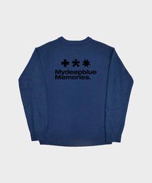 (NT) MM SYMBOL LOGO KNIT (NAVY)