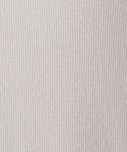 one'sterrace（ワンズテラス）の「シットリ リブハイネック長袖プルオーバー（Tシャツ/カットソー・レディース・アイボリー系8/ブラック系8/グレー系その他7・02）」の11枚目の写真