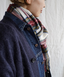 JOURNAL STANDARD LUXE（ジャーナルスタンダード　ラックス）の「【John Scott】25col(C)Check LAMBS WOOL SCARF（マフラー）」