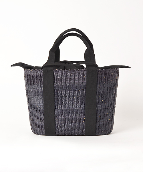 MUUN（ムーニュ）の「MUUN（ムーニュ）:カゴバッグ ◇（かごバッグ・レディース・ナチュラル/ネイビー・ONE SIZE）」の8枚目の写真