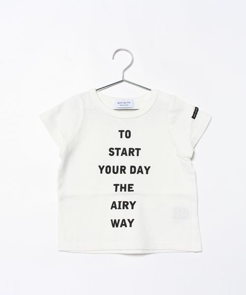 quoti use fith（クゥオティ　ユース　フィス）の「半袖ロゴTシャツ（Tシャツ/カットソー・キッズ・ホワイト/ネイビー/イエロー/ピンク・80/90/100/120/110/130）」の12枚目の写真