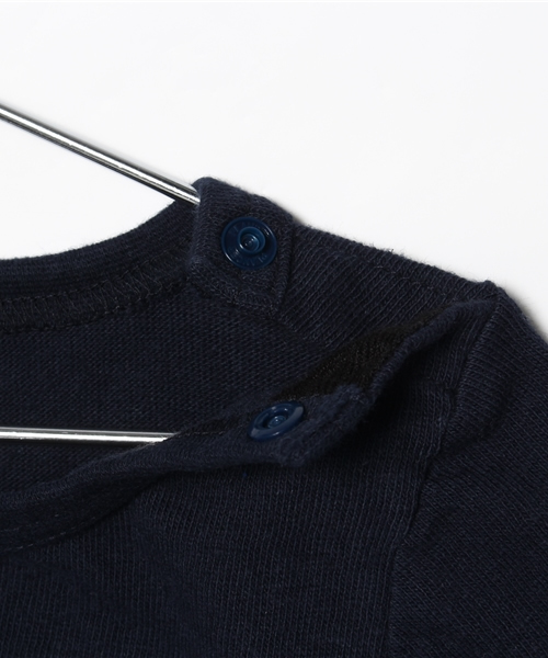 quoti use fith（クゥオティ　ユース　フィス）の「半袖ロゴTシャツ（Tシャツ/カットソー・キッズ・ホワイト/ネイビー/イエロー/ピンク・80/90/100/120/110/130）」の7枚目の写真