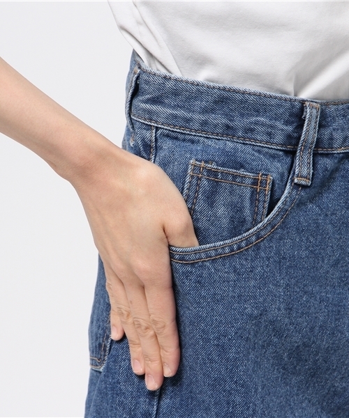 titivate（ティティベイト）の「ﾊｲｳｴｽﾄﾃﾞﾆﾑｼｮｰﾄﾊﾟﾝﾂ（デニムパンツ・レディース・ブルー系その他/ブルー・L/M/S）」の8枚目の写真