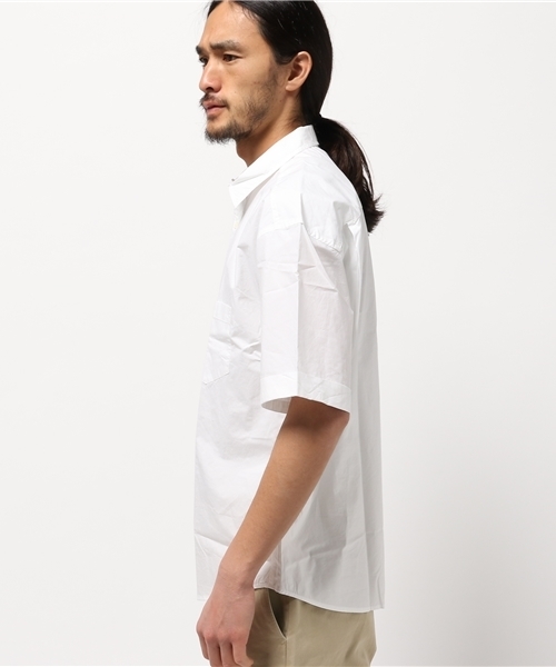 URBAN RESEARCH（アーバンリサーチ）の「UR 製品染めタイプライタールーズシャツ（シャツ/ブラウス・メンズ・カーキ/ブルー/ホワイト/ネイビー・MEDIUM/LARGE）」の12枚目の写真