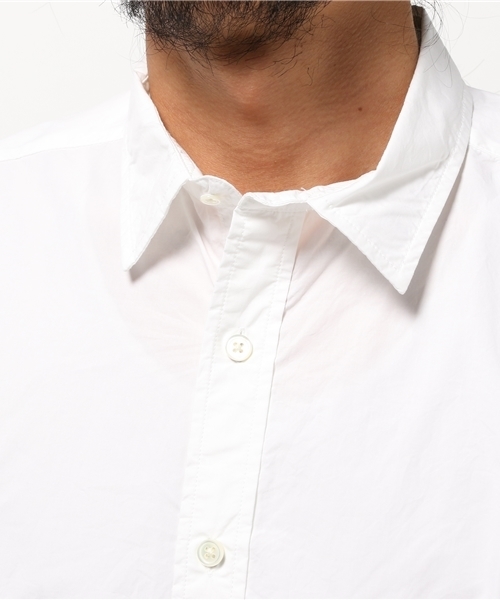 URBAN RESEARCH（アーバンリサーチ）の「UR 製品染めタイプライタールーズシャツ（シャツ/ブラウス・メンズ・カーキ/ブルー/ホワイト/ネイビー・MEDIUM/LARGE）」の14枚目の写真