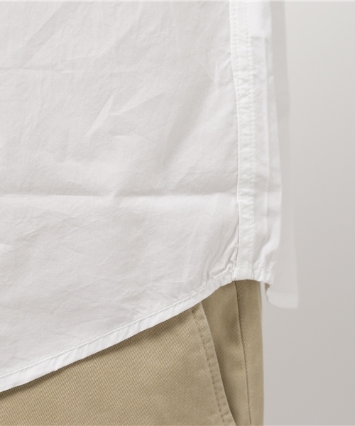 URBAN RESEARCH（アーバンリサーチ）の「UR 製品染めタイプライタールーズシャツ（シャツ/ブラウス・メンズ・カーキ/ブルー/ホワイト/ネイビー・MEDIUM/LARGE）」の6枚目の写真